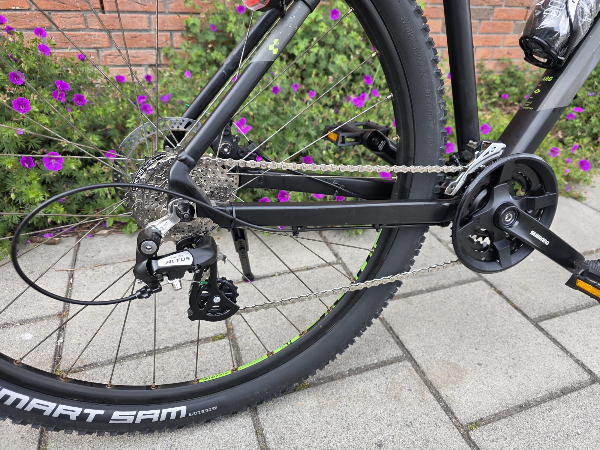 Fiets na restauratie — schoon en gerestaureerd